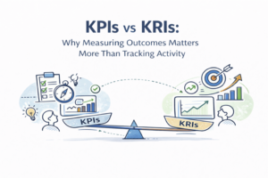 KPIs vs KRIs: Why Measuring Outcomes Matters More Than Tracking Activity in Strategy Execution