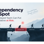 Dependency blind spot showing how one delayed project team can put an entire initiative at risk